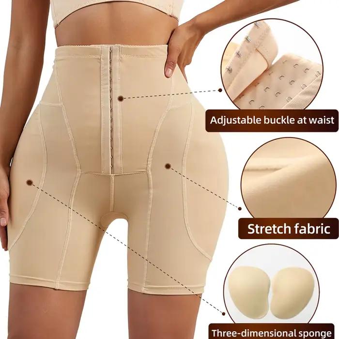 Culotte rehausseur de fesses pour femmes, vêtement saute-vent sexy, push-up, faux butin, avec coussinets