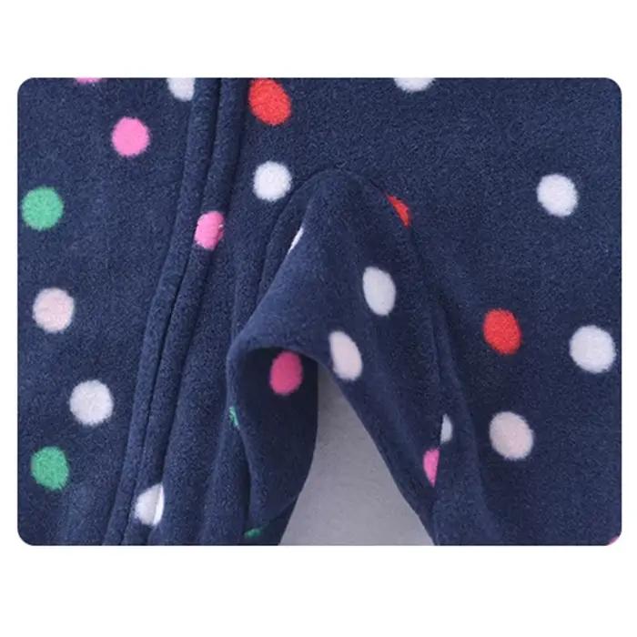 Pyjama pour bébé, barboteuse pour garçon et fille, vêtements chauds, fermeture éclair, polaire, une pièce, combinaison animale, vêtements pour nourrissons de 9 à 24 mois, printemps-automne