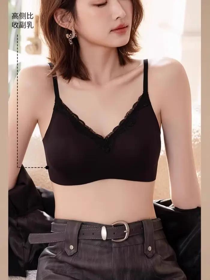 BANERDANNI Soutien-gorge sans couture de style japonais |   Lingerie légère d'été à petit buste, bretelles réglables sans fil |   Concevoir la préférée du Royaume-Uni