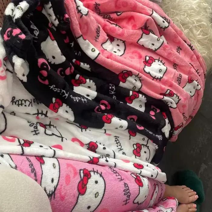 Nové Hello Kitty Pyžamové Kalhoty 2026 pro Ženy