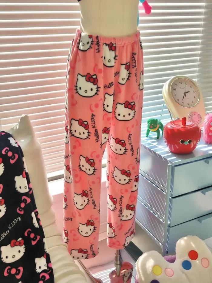 Nové Hello Kitty Pyžamové Kalhoty 2026 pro Ženy