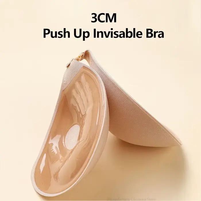 Soutien-gorge adhésif Invisible sans bretelles pour femmes, Push Up, autocollants de poitrine d'été, couverture nue, coussinet en Silicone, poitrine Sexy