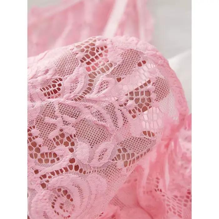 Costume à bretelles d'été, chemise de nuit Ultra-fine, ensemble string en dentelle, pyjama Sexy pour femmes, Lingerie, robe de nuit chaude, vêtements de nuit confortables