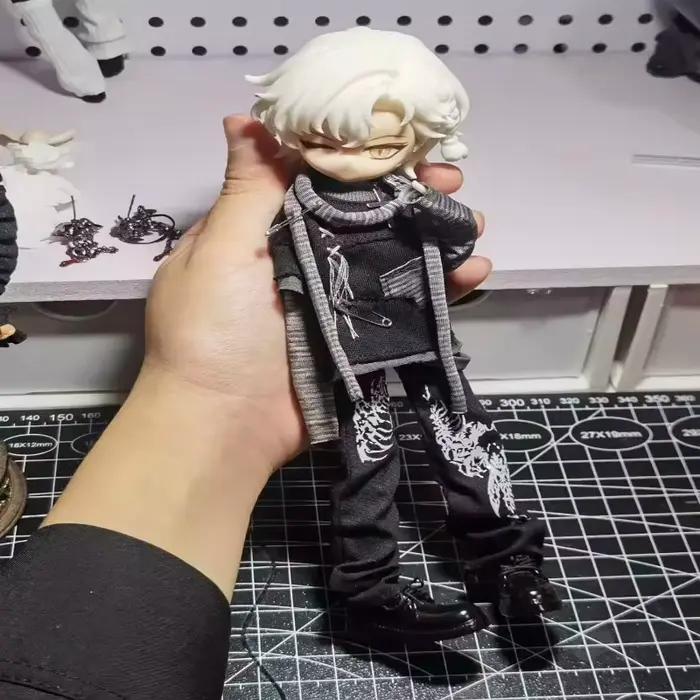 Corps masculin BJD légèrement musclé/16 cm, compatible avec GSC/DIY, articulations mobiles, poupée flexible permettant de réaliser diverses poses.