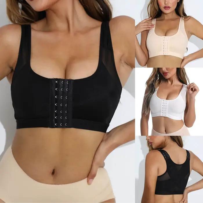 Soutien-gorge post-chirurgical extensible, débardeur avec fermeture, soutien-gorge post-mattectomie pour vêtements de récupération, intimes post-opératoires pour femmes