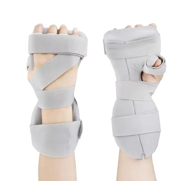 Attelle de main pour AVC, support réglable pour les doigts, attelle de nuit pour la main, soutien orthopédique pour le poignet, arthrite, tendinite, rééducation