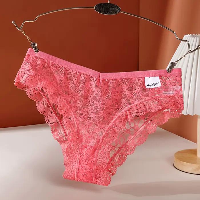 Été Cool Sexy Lingerie Pour Femme D'été Femmes Dentelle Culotte Taille Moyenne Respirant Sexy Femme Lingeries жletiе тру zesки