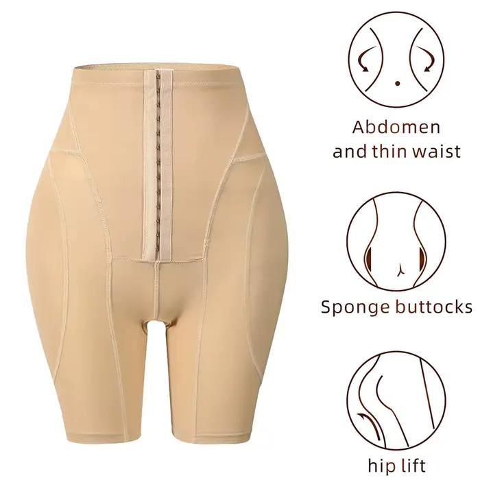 Culotte rehausseur de fesses pour femmes, vêtement saute-vent sexy, push-up, faux butin, avec coussinets