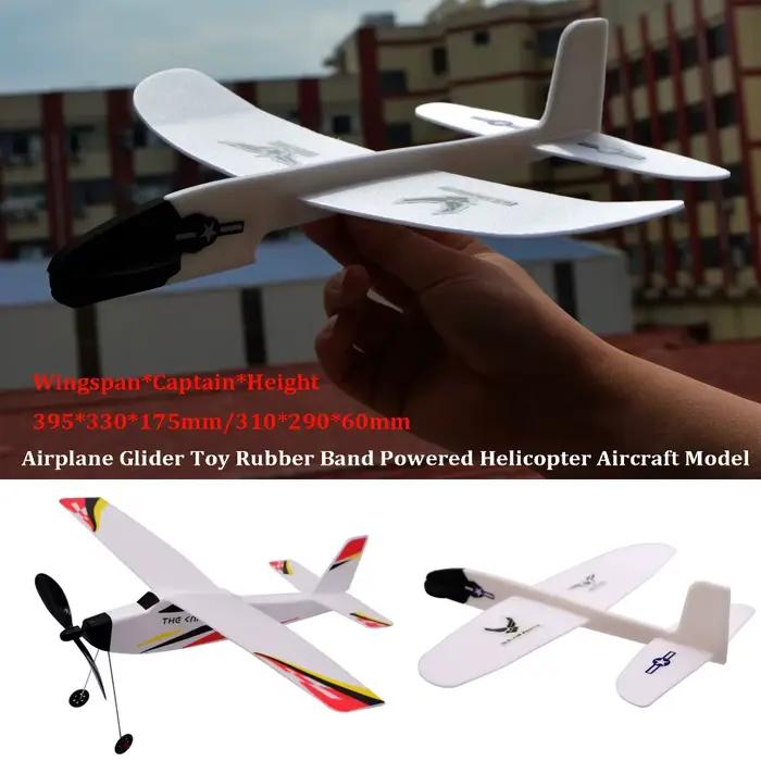 Modèle d'avion léger à planeur, populaire, 2 styles, pour étudiants, compétition de vol, avions à assembler soi-même pour l'extérieur