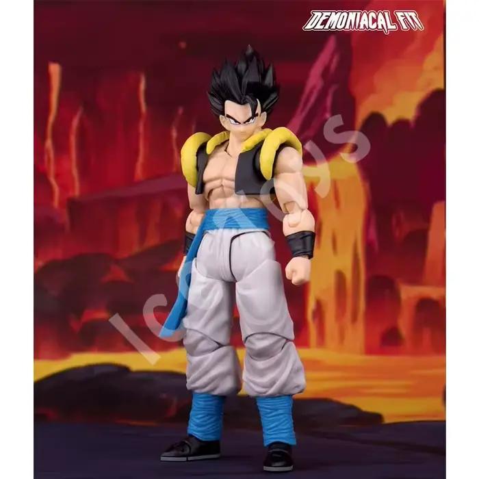 En stock Demoniacal Dragon Ball Zshf Gogeta Ssj Blue Dragon Ball Heroes Waltz Ultimate Dance Anime Model Action Figure Toy Gift