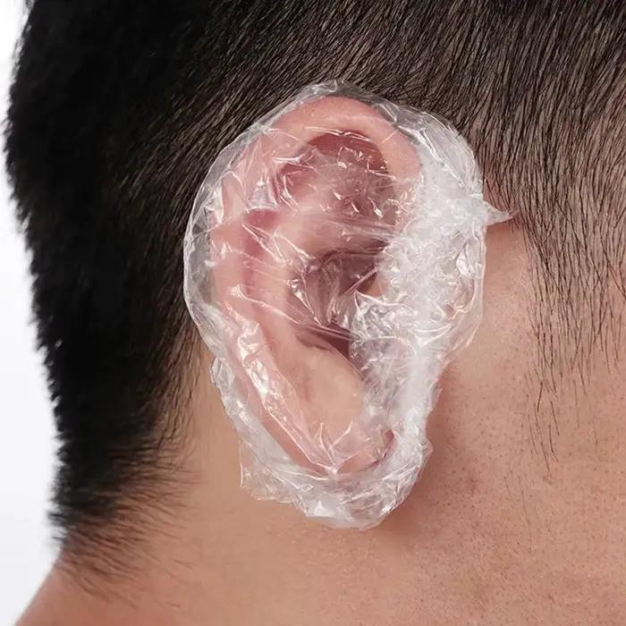 Cache-oreilles jetable pour teinture capillaire, 1 à 500 pièces, couverture d'oreille étanche, huile