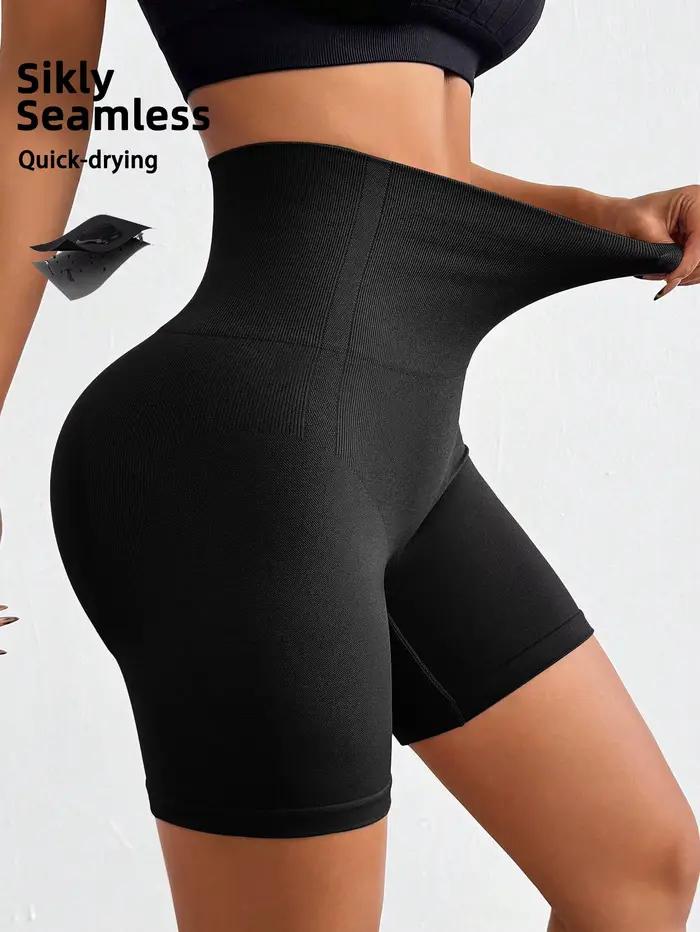 Short de motard taille haute pour femme, entraînement, course à pied, volley-ball, yoga, 6 amarans