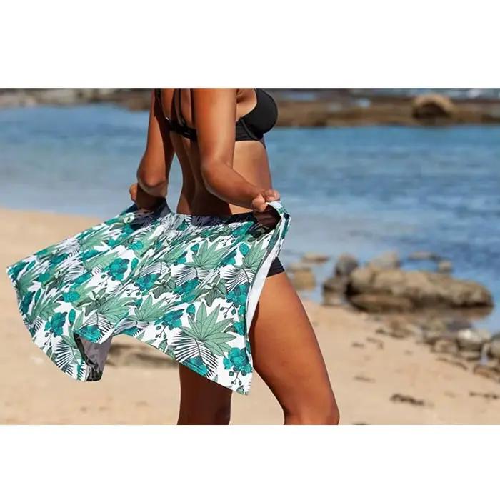 SISHION 2025 été plage Daisy Sarong jupe florale SS0015 Y2K multi-poches femmes vêtements Sexy jupe