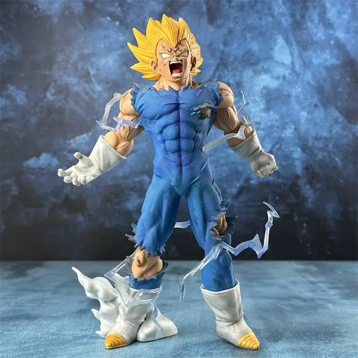 Figurine de Dessin Animé Dragon Ball Z, Majin Vegeta, 27cm, Super Saisuperb, Statue en PVC, Modèle d
