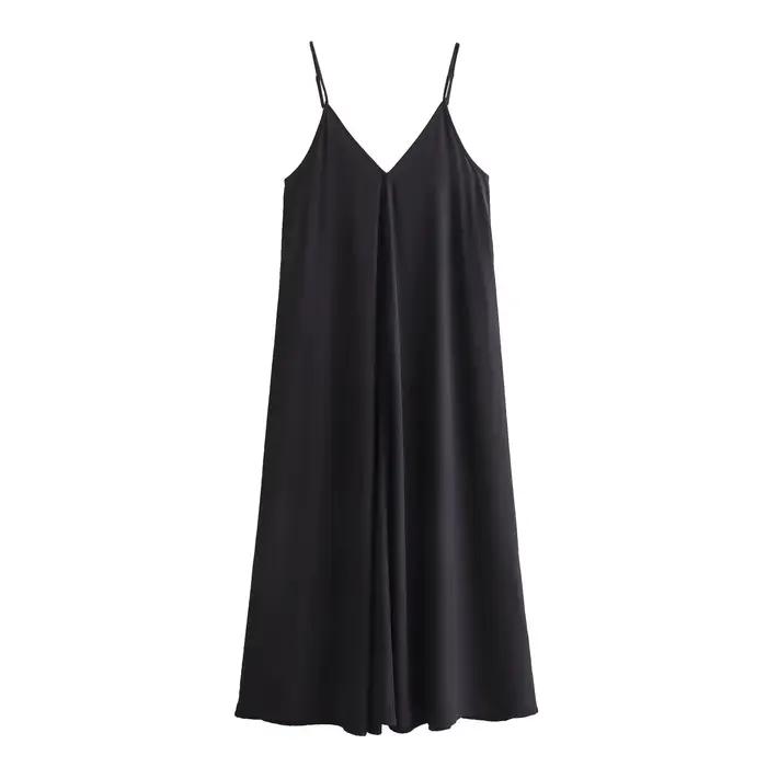 MUJER noir Slip longues robes pour femmes rouge drapé robe d'été femme 2025 Sexy dos nu Maxi robe fe