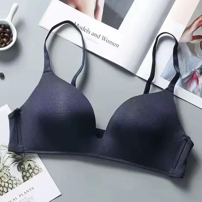 Soutien-gorge sans armatures pour femmes, couvrant entièrement la poitrine, en coton confortable, do