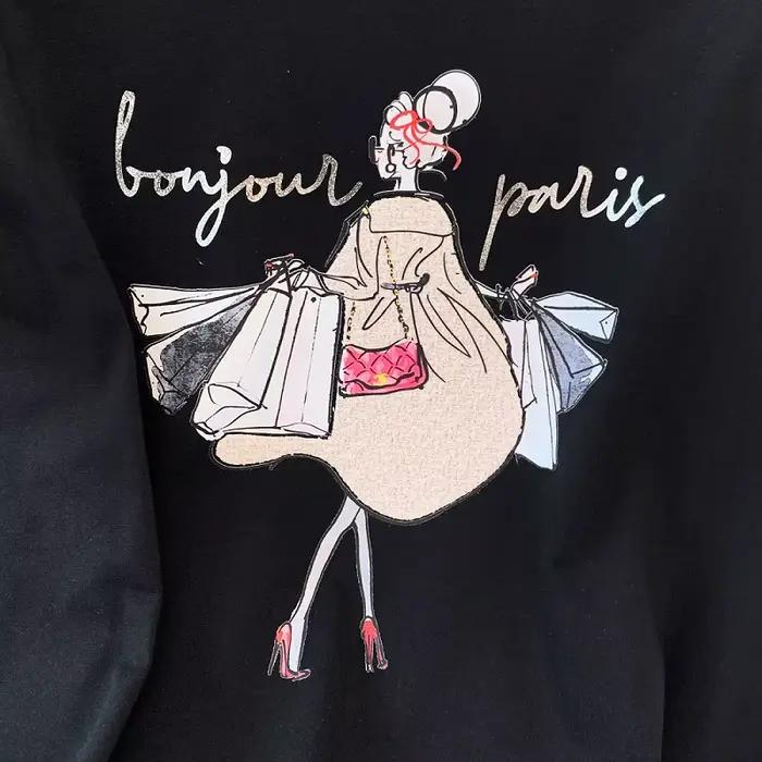 TuangBiang-T-shirt à Manches Courtes et Col Rond en Coton pour Femme, Haut Décontracté et Confortabl