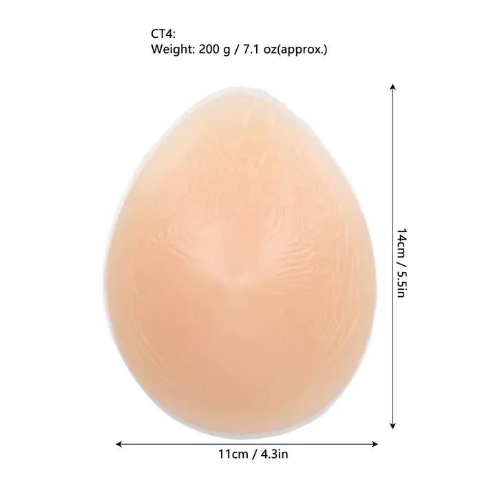 Soutien-gorge de prothèse de mastectomie complète, forme mammaire en silicone, doux, inclinable pour
