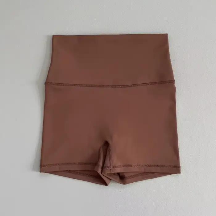Short de yoga taille haute pour femme 3 pouces - Compression extensible à séchage rapide Lifting des