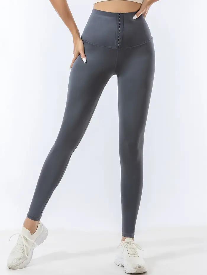 Pantalon requin boutonnage taille haute taille compression hanche ascenseur pantalons de yoga Europe