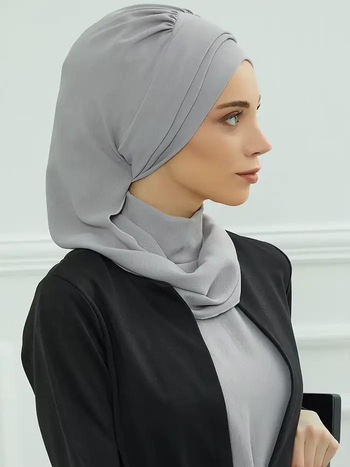 Chapeau musulman uni, Jersey intérieur Hijabs pour femmes, turquie, Turban instantané, casquettes is