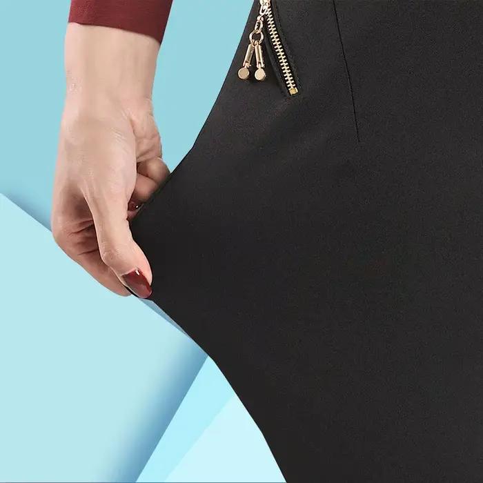 Pantalon Femme 2026 Nouvelle Collection Printemps Automne Taille Haute Extensible Décontracté Grande