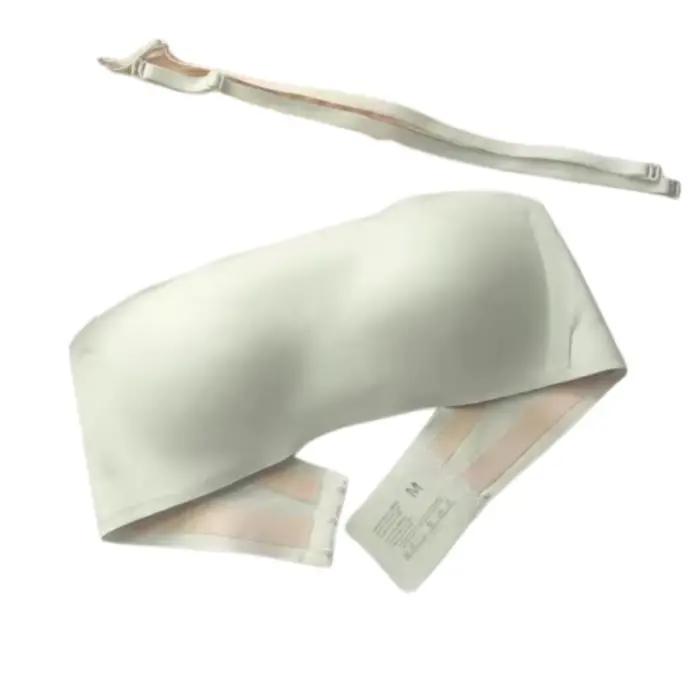 Soutien-gorge en gelée sans bretelles, enveloppé, antidérapant, anneau Non en acier, sous-vêtements