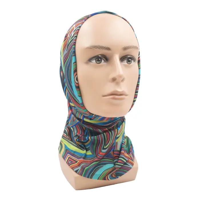 Cache-cou Paisley coloré pour femmes et hommes, écharpe coupe-vent, équitation, randonnée, bandeau B