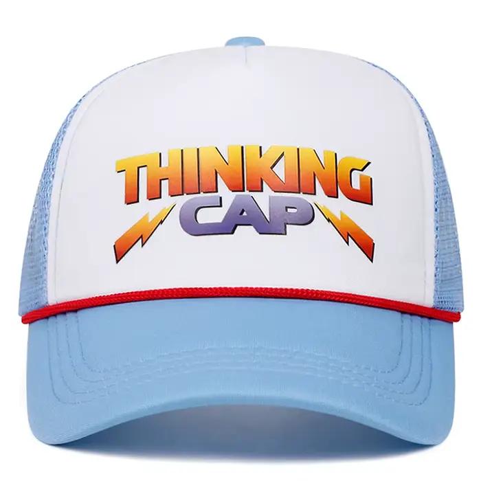 Casquette de baseball en maille respirante pour femmes et hommes, casquette de baseball brodée en ép