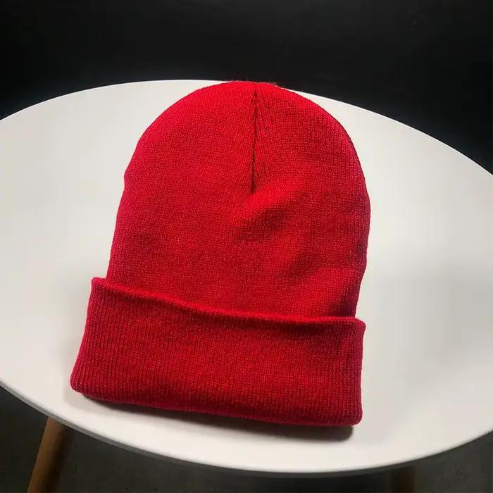 COKK – Bonnet chaud tricoté pour femme et homme, joli et solide, collection automne-hiver casquette