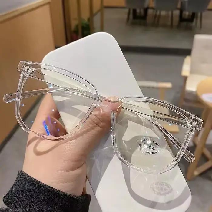Lunettes anti-lumière bleue pour femmes, avec monture de lunettes régulière, finition rétro, monture