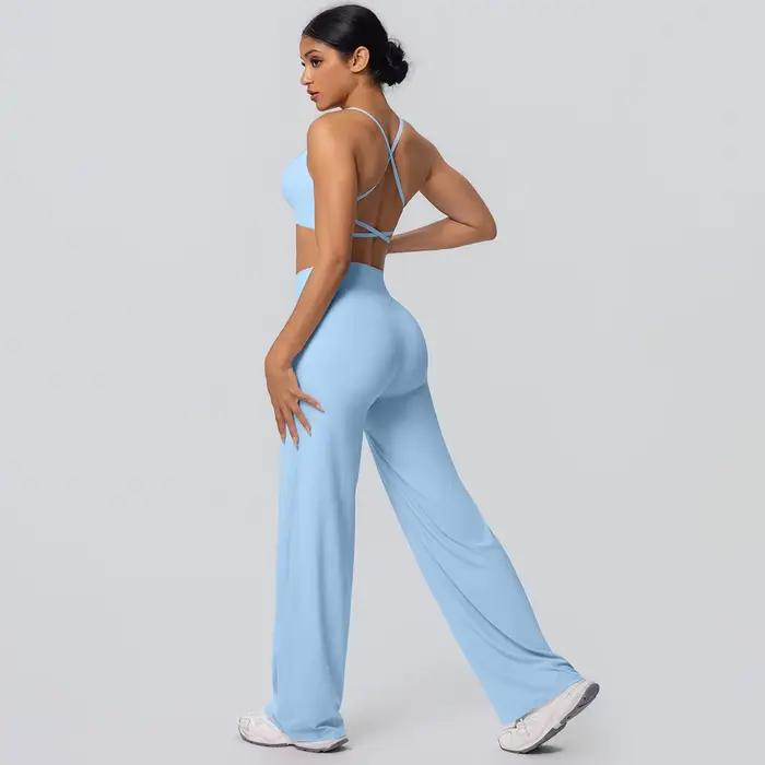 Costume de sport de Yoga pour femmes, beau dos Sexy, sous-vêtements de Yoga avec coussinet de poitri