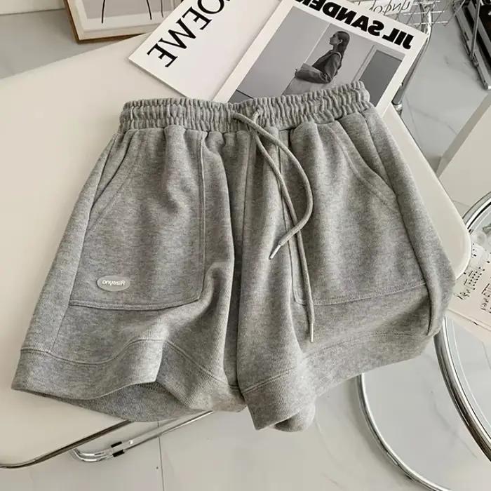 2026 femmes confortable ample jambe large cordon un pantalon taille mince coupe ajustée décontracté
