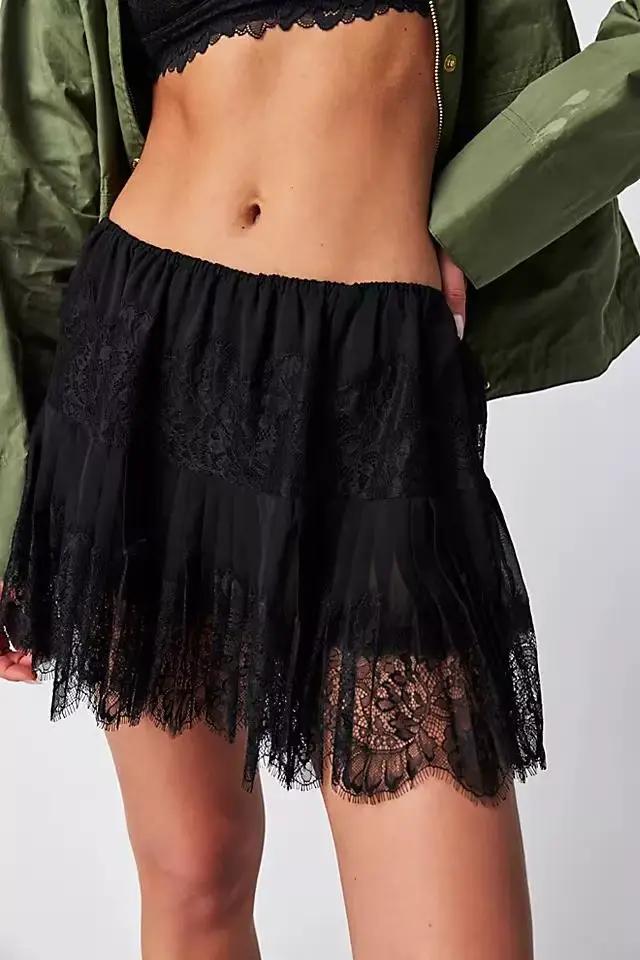Mini jupes plissées en dentelle taille midi pour femmes, jupes courtes esthétiques, bohème décontrac