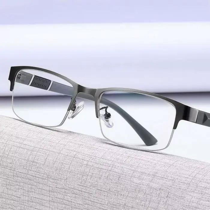 Nouvelle tendance lunettes de lecture lunettes de lecture hommes et femmes haute qualité demi-montur
