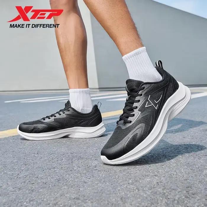 XTEP chaussures de course hommes 2025 été maille respirant confortable résistant à l'usure chaussure