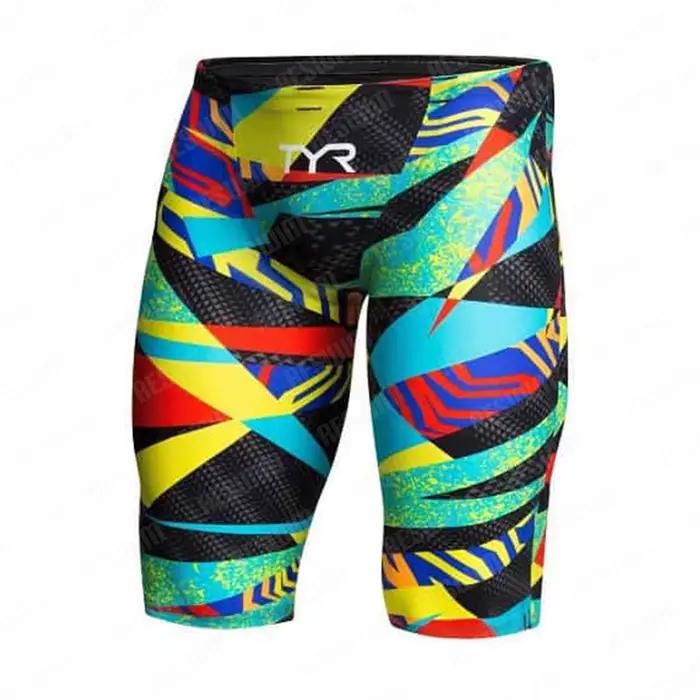 Maillot de bain d'été pour hommes, maillot de bain d'entraînement athlétique, brouilleur de natation