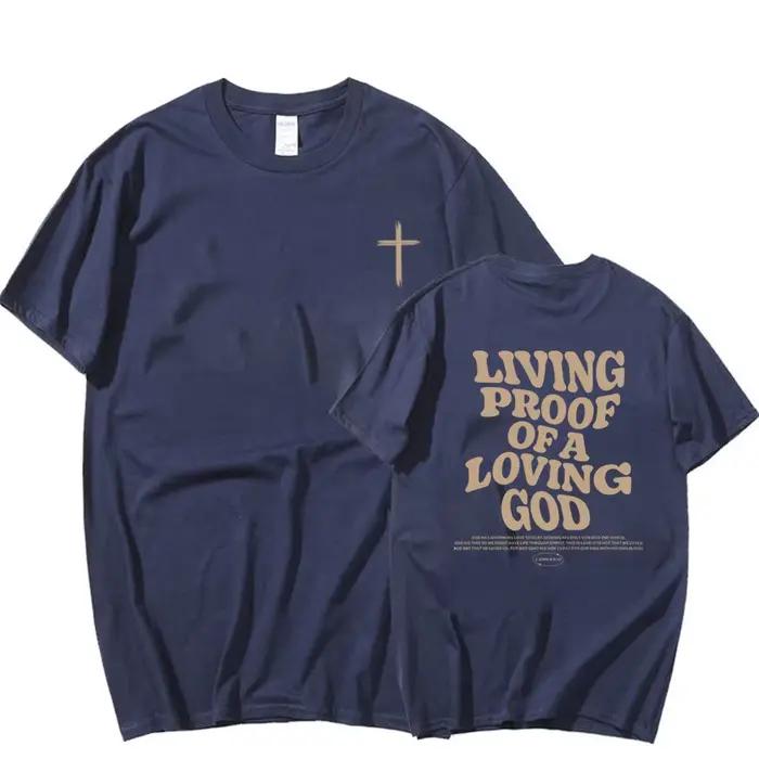 T-Shirt chrétien esthétique, vêtements chrétiens, marron, jésus, tendance, Streetwear, chemises vers