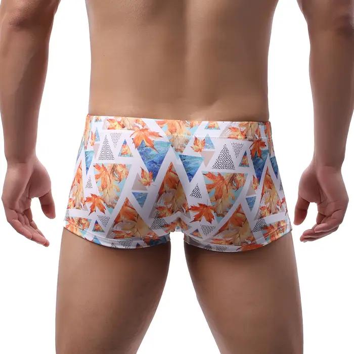 Vente chaude maillots de bain homme boxeurs de natation Shorts Sexy maillot de bain hommes taille ba