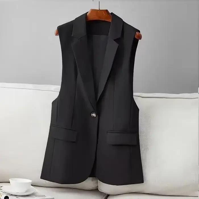 FibrCardigan-Manteau sur mesure pour femme, veste noire imbibée, vêtements de créateurs de luxe, mod