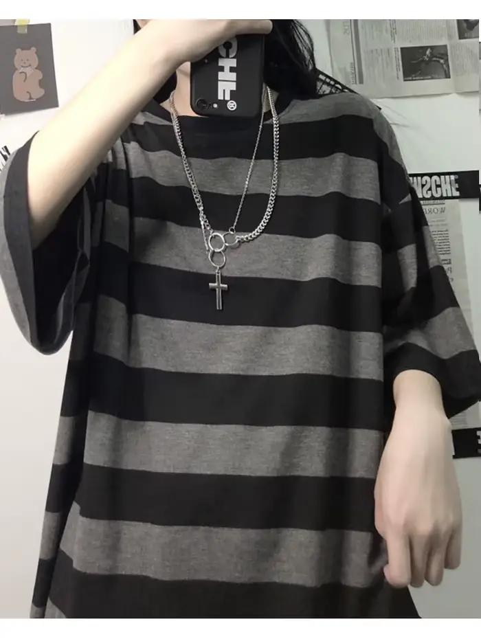 T-shirt à manches courtes pour femmes, Streetwear, Harajuku, surdimensionné, décontracté, coréen, am