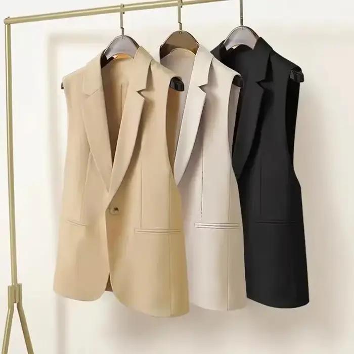 FibrCardigan-Manteau sur mesure pour femme, veste noire imbibée, vêtements de créateurs de luxe, mod
