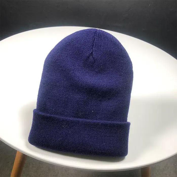 COKK – Bonnet chaud tricoté pour femme et homme, joli et solide, collection automne-hiver casquette