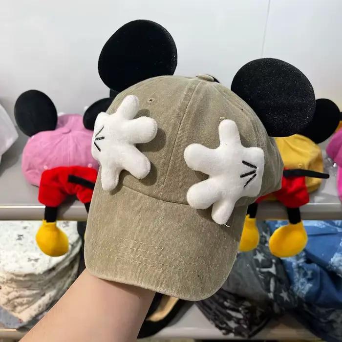 Casquette de Baseball oreilles de souris pour filles, mignon, dessin animé, Style bec de canard, Y2K