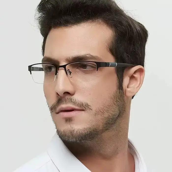 Nouvelle tendance lunettes de lecture lunettes de lecture hommes et femmes haute qualité demi-montur