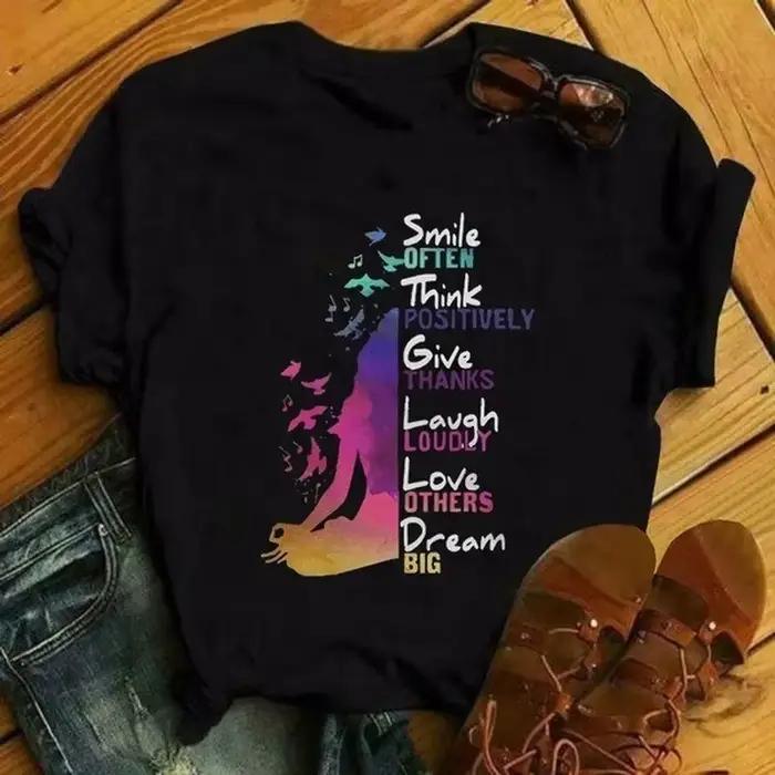 T-shirt en molleton à manches courtes et col rond pour femme, vêtement à la mode