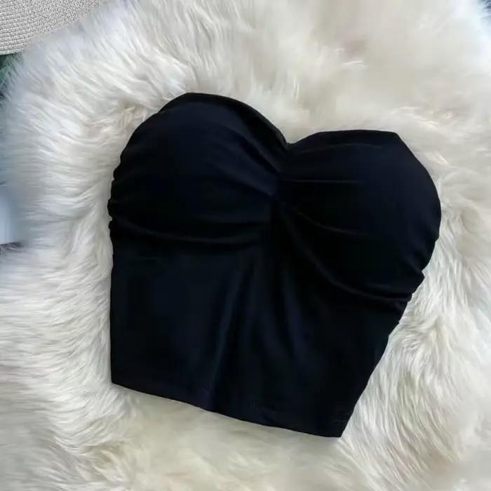 Haut artificiel astique Doux et Précieux pour Femme, Nouvelle Mode d'Été, Slim, Beau Dos, Bonne Qual