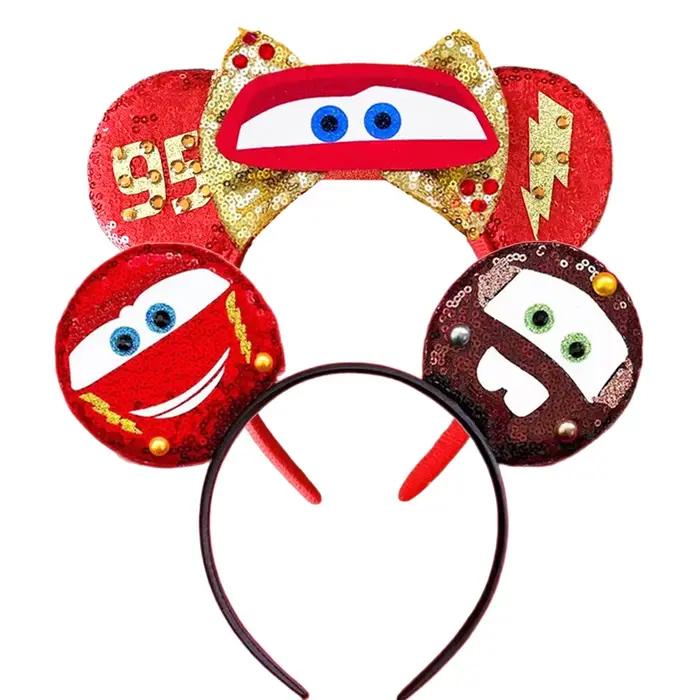 Voitures Mickey Mouse oreille bandeau 95 Flash cheveux accessoires parc d'attractions habiller garço