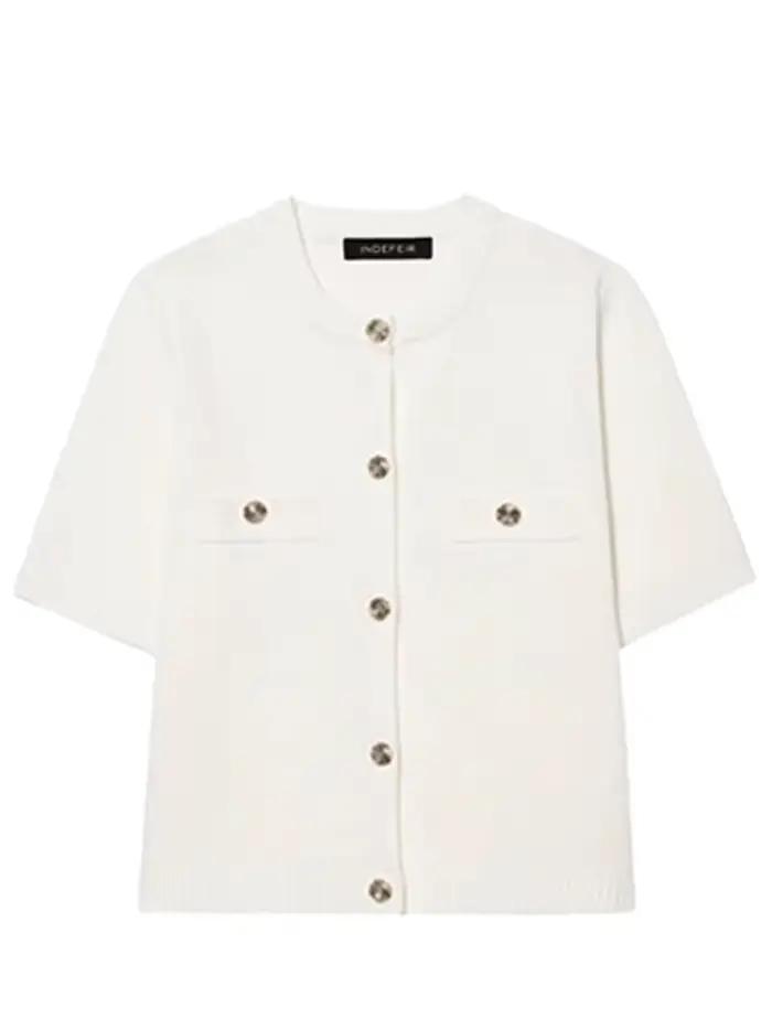 HXAO Cardigan femme tricots bouton dames à manches courtes tricot boléro femmes Tricot haut vêtement