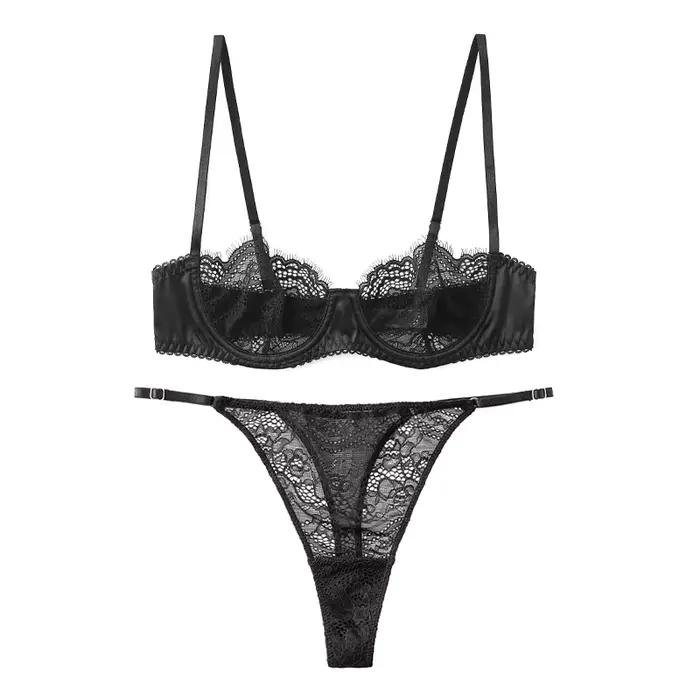 TERMEZY Lingerie ensemble de sous-vêtements pour femmes Sexy dentelle érotique brassière sous-vêteme
